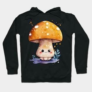 Mushroom Cartoonish Cute Design Eight Hoodie